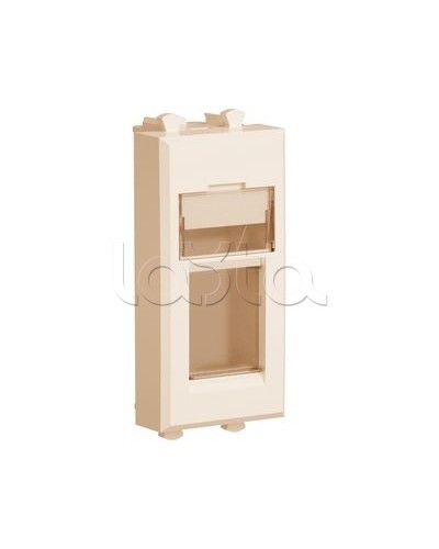 Адаптер для Keystone Ванильная дымка Avanti, 1 мод DKC 4405201 в Артеме Аксессуары для стоек и шкафов Pintop.ru