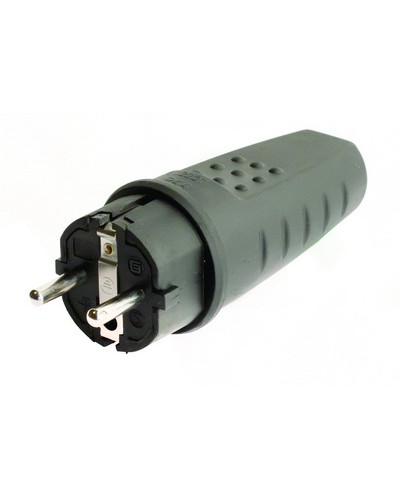 Вилка Schuko. Каучук. DKC DIS1103100 в Артеме Аксессуары для стоек и шкафов Pintop.ru