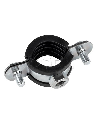 Хомут стальной 1 (32-37 мм), с уплотнителем EKF (hsu1100) в Артеме Стяжки-хомуты Pintop.ru