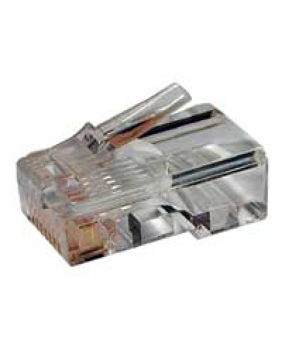 Разъем RJ-45 под витую пару, кат 5 Hyperline PLUG-8P8C-U-C5 в Артеме Коннекторы и разъемы Pintop.ru