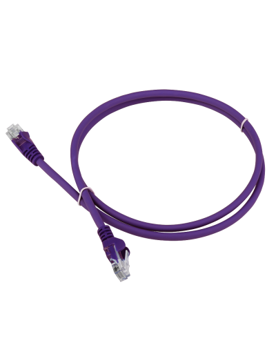 Патч-корд LANMASTER LSZH UTP кат.5e, 0.3 м, фиолетовый LANMASTER LAN-PC45/U5E-0.3-VI в Артеме Патчкорды (медные) Pintop.ru
