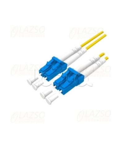 Патч-корд оптический Lazso PC-DU-LC/LC(3m) в Артеме Патч-корды и пигтейлы Pintop.ru