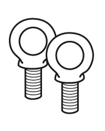 Комплект подъемных колец Legrand 020482 в Артеме Аксессуары для стоек и шкафов Pintop.ru