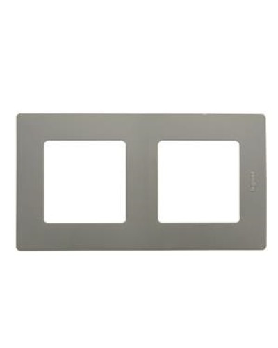 Рамка 2 поста Etika светлая галька Legrand 672522 в Артеме Аксессуары для кабель-канала Pintop.ru