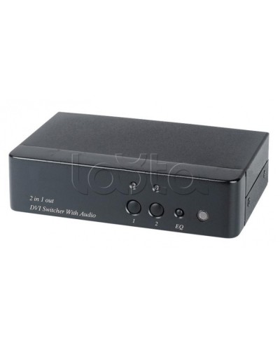 Коммутатор DVI и аудио сигналов SC&T DS02A в Артеме Видеоусилители, Модуляторы, Делители Pintop.ru