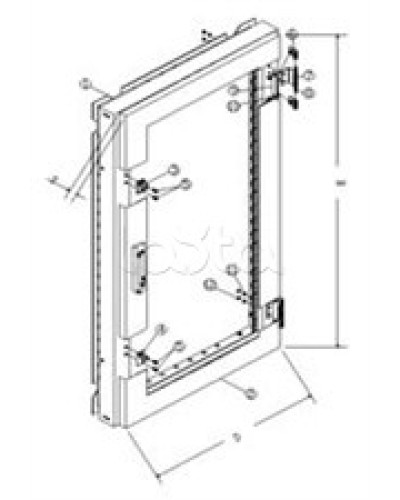 Дверь передняя плексигласовая TOA PGD-22 в Артеме Системы оповещения и трансляции TOA Pintop.ru