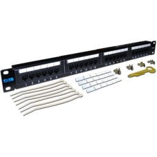 Патч-панель 1U, 24 порта, UTP TWT TWT-PP24UTP/6